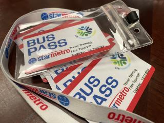 Special Travel Training bus passes.